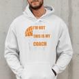 Basketball Not Yelling This Is My Basketball Coach Dad Men Hoodie