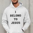 I Belong To Jesus Christian Gym Apparel Christian Dad Men Hoodie