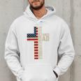 Blessed Dad Christian From Daughter Son Jesus Patriotic Men Hoodie