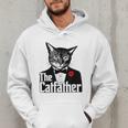 The Cat Father Cool Cat Dad Cat Lovers Men Hoodie