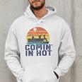 Comin In Hot Pontoon Boat Boating Lake For Dad Small Men Hoodie Comin In Hot Pontoon Boat Boating Lake For Dad Small Men Hoodie