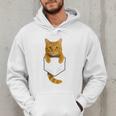 Cute Tabby Cat Pocket Cat Mom Cat Dad Cat Lover Men Hoodie Cute Tabby Cat Pocket Cat Mom Cat Dad Cat Lover Men Hoodie