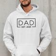 Dad 2025 Father 2025 Dad Since 2025 Dad Est 2025 Men Hoodie