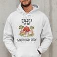 Dad Of The Birthday For Boy Barnyard Farm Animals Party Men Hoodie