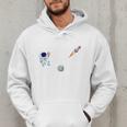 Dad Of The Birthday Boy Space Astronaut Birthday Family Men Hoodie