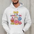 Dad Of The Birthday Girl Candyland Colorful Lollipop Party Men Hoodie