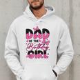 Dad Of The Birthday Girl Pink Family Birthday Girls Party Men Hoodie