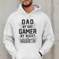 Dad By Day Gamer By Night Father's Day Gaming Men Hoodie