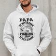 Dad Is My Name Fishing Is My Game Loves Fishing Men Hoodie
