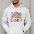 Dad Pink Farm Animal Birthday Kids Matching Family Men Hoodie