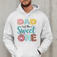 Dad Of The Sweet One 1st Birthday Girl Donut Party Men Hoodie