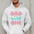 Dad Sweet One 1st First Birthday Matching Family Donut Men Hoodie