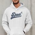 Dad4 Daddy Of 4 Kids Father Of Four Fourth Time Dad Men Hoodie