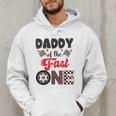 Daddy Of The Fast One Car Racing Dad 1St Birthday Boy Men Hoodie