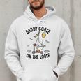 Daddy Goose On The Loose Birthday Matching Family Men Hoodie