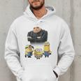 Despicable Me Minions Father's Day 1 Dad Cardboard Sign Men Hoodie