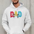 Disney Mickey And Friends Mickey Minnie Dad Collegiate Logo Men Hoodie