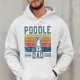 Dog Dad Vintage Poodle Dad Men Hoodie