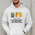 Drinking Opa Like A Regular Grandpa Much Cooler Beer Dad Men Hoodie