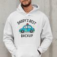 Father Son Daughter Daddy's Best Backup Father's Day Toddler Men Hoodie