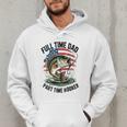 Fishing 4th July Full Time Dad Part Time Hooker On-Back Men Hoodie