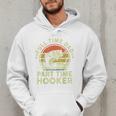 Fishing Dad Part Time Hooker Bass Fish Father Day Men Hoodie