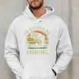 Fishing I'd Rather Be Fishing Bass Fish Dad Jokes Men Hoodie