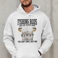 Fishing Tuna Bass Rod Fisherman Cool Dad Quote Men Hoodie