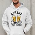 Garage Drinker Team Member Day Drinking Dad Beer Garage Men Hoodie