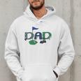 Golf Dad Hole In One Golf First Birthday Boy Party Men Hoodie