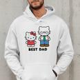 Hello Kitty Best Dad Fathers Day Small Men Hoodie