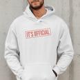 It's Official I'm The Favorite Daughter From Dad Mom Men Hoodie