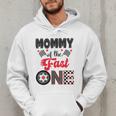 Mommy Of The Fast One Car Racing Dad 1St Birthday Boy Men Hoodie