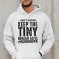New Dad Est Keep Tiny Human Alive First Time Father's Day Men Hoodie