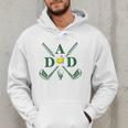 Par Dad Golf Matching Golfing Quote Party Pocket Men Hoodie