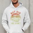 Pontoon Boat Captain But Did We Sink Dad Papa Men Men Hoodie