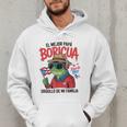 Puerto Rican Dad Idea For Men & Papá Boricua Coqui Frog Men Hoodie
