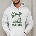 Push Lawn Mower Legend Grass Master Dad Mowing Men Hoodie
