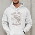 Reel Cool Great Grandpa Step Dad Fishing Father Day Men Hoodie