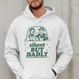Silent But Dadly Father's Day Fart Dad Farting Vintage Men Hoodie