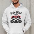 Two Fast Dad Of The Birthday Boy Racing Car Family Men Hoodie