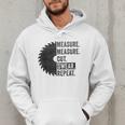 Woodworking Dad Measure Cut Swear Handyman Fathers Day Men Hoodie