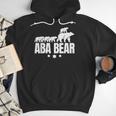 Aba Bear For Jewish Dad With Four Kids On Father's Day Men Hoodie