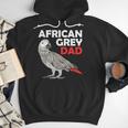 African Grey Parrot Dad Congo Bird Father Men Hoodie