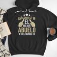 Así Como Se Ve El Mejor Abuelo Del Mundo Grandfather Dad Men Hoodie