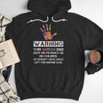 Autism Awareness Warning This Autism Dad T-Shirt Men Hoodie