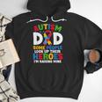 Autism Dad Puzzle Ribbon Proud Son Hero Autism Awareness Men Hoodie Autism Dad Puzzle Ribbon Proud Son Hero Autism Awareness Men Hoodie