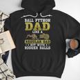 Ball Python Dad With Bigger Balls Snake Ball Python Men Hoodie