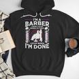 Barber s For Men Dad Hairstyling Humor Quote Small Men Hoodie