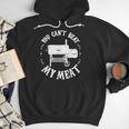 BBQ Pit Reverse Flow Smoker Accessory Dad Grill Men Hoodie